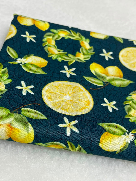 Tricoline 100% Algodón - EX079 Exclusiva DN Limones (50 x 150)