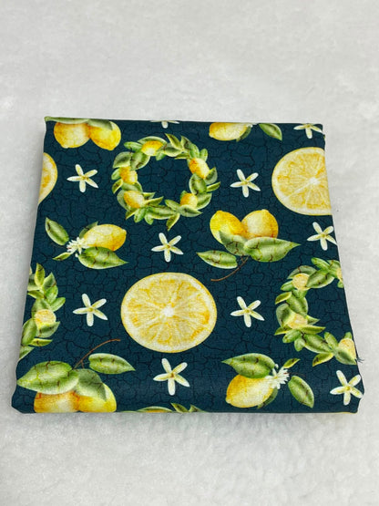 Tricoline 100% Algodón - EX079 Exclusiva DN Limones (50 x 150)