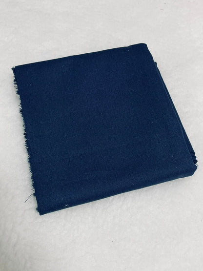 Tricoline 100% Algodón - TT068 Tinto LISO azul Marino (50 x 150)