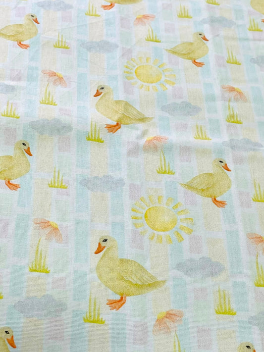 Tricoline 100% Algodón - DG056 Patos (50 x 150)