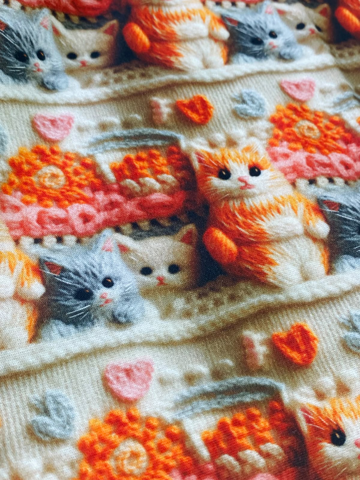 Tricoline 100% Algodón - 3D030 Gatitos 5 (50 x 150)