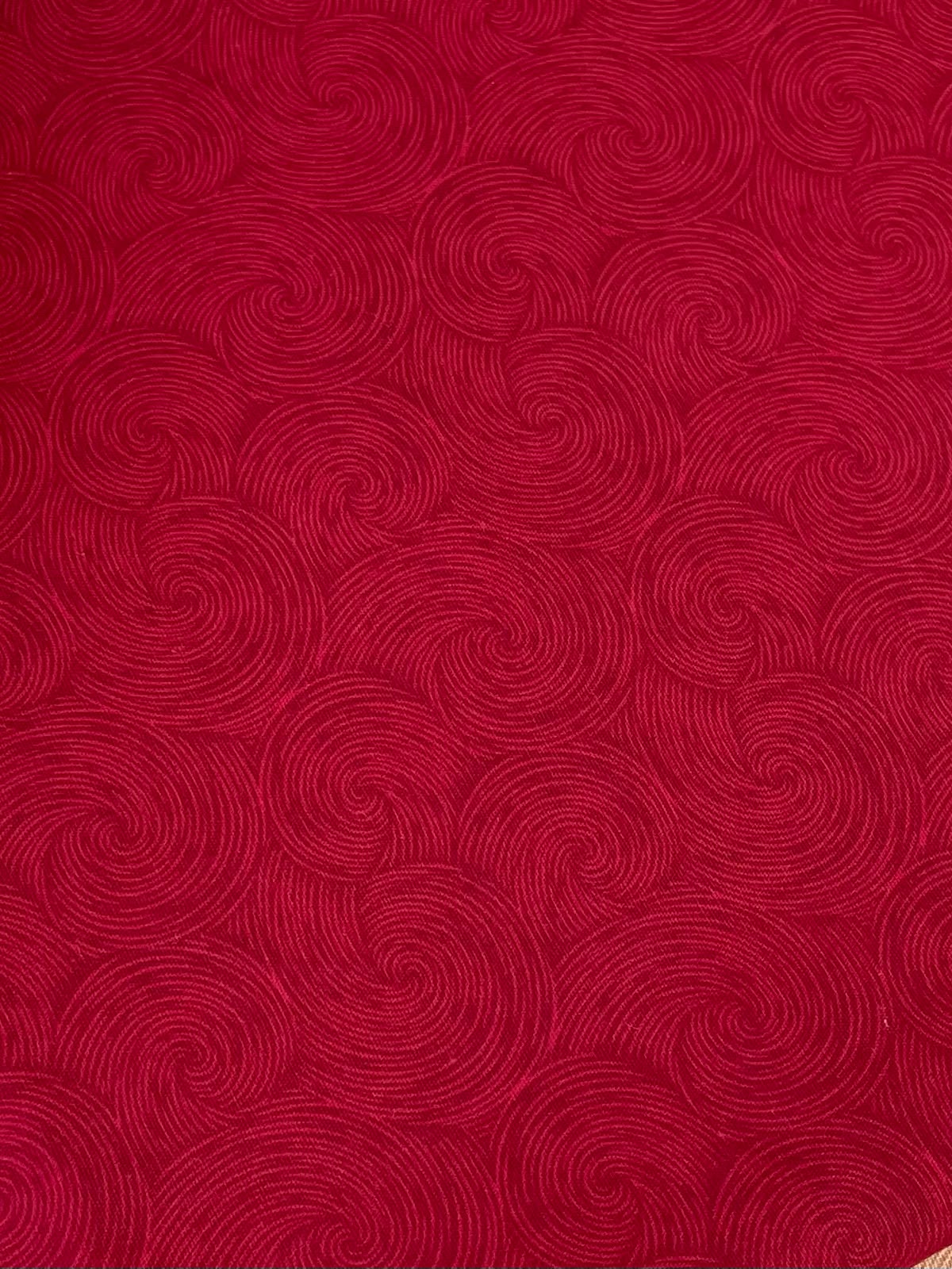 Tricoline 100% Algodón - TT095 Tinto Textura IBIRA Rojo (50 x 150)