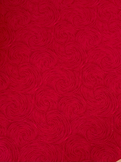 Tricoline 100% Algodón - TT095 Tinto Textura IBIRA Rojo (50 x 150)