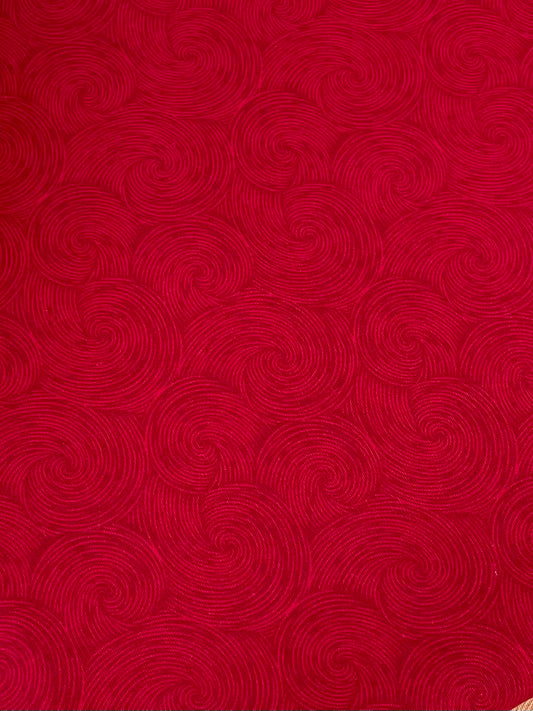 Tricoline 100% Algodón - TT095 Tinto Textura IBIRA Rojo (50 x 150)