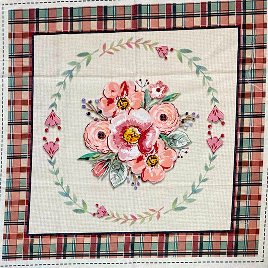 Tricoline 100% Algodón  - PT113 Patrón Panel Requinte 5 (45 x 45)