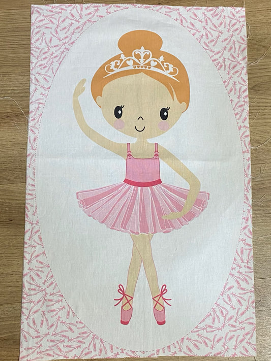 Tricoline 100% Algodón  - PT101 Patrón PANEL BAILARINA 2 (30 x 50)