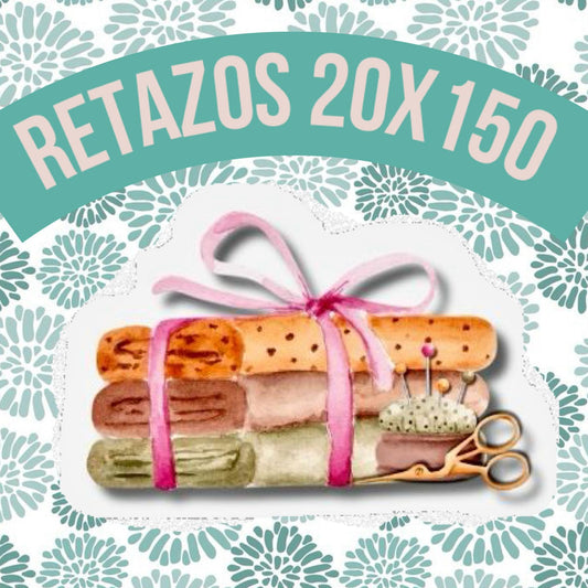 RETAZOS 20 x 150 - Tricoline 100% Algodón