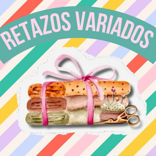 RETAZOS VARIADAS 2 - Tricoline 100% Algodón