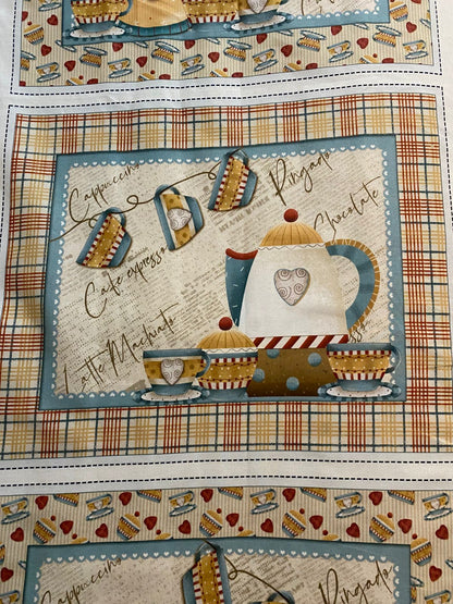 Tricoline 100% Algodón  - PT072 Patrón Individual Té Amarillo  (49 x 150)