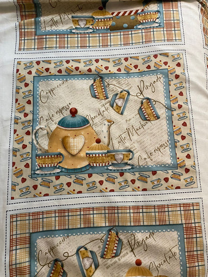 Tricoline 100% Algodón  - PT072 Patrón Individual Té Amarillo  (49 x 150)