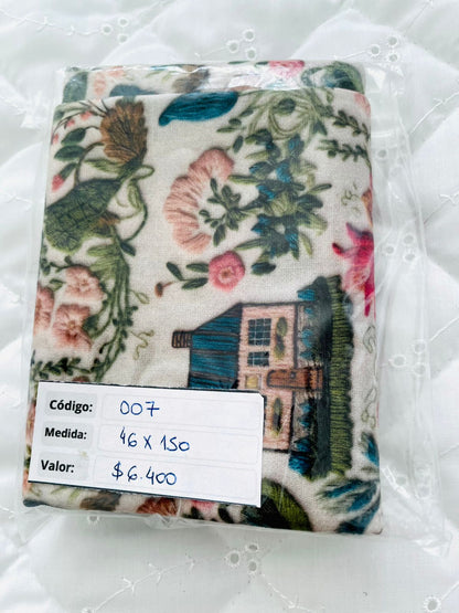 RETAZOS VARIADOS 1 - Tricoline 100% Algodón