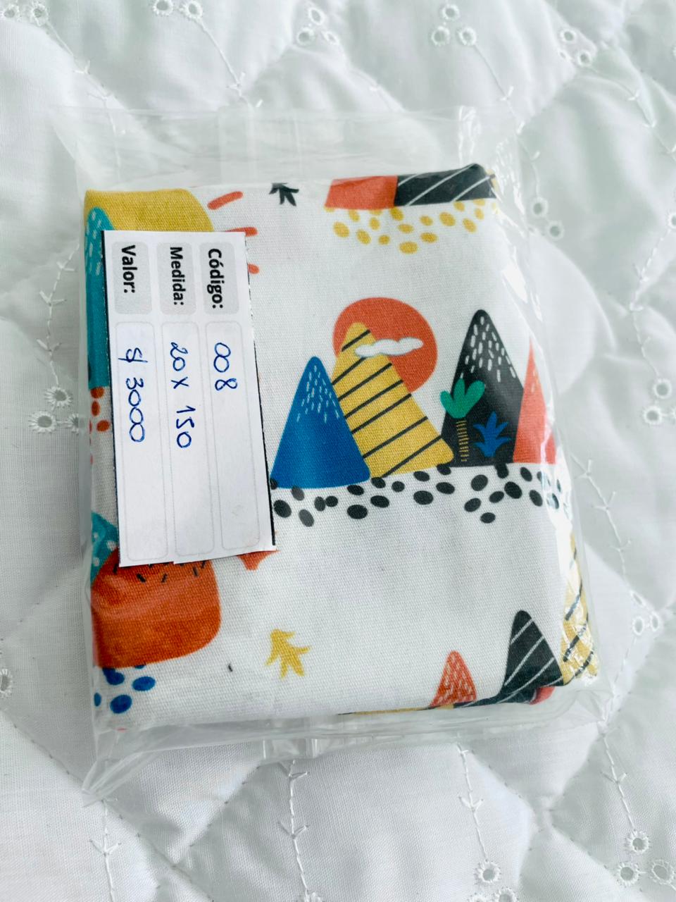 RETAZOS VARIADOS 1 - Tricoline 100% Algodón