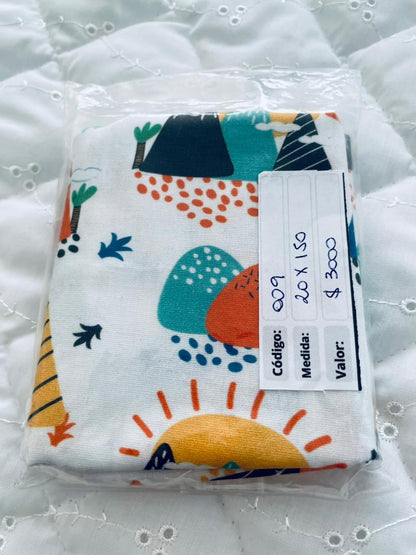 RETAZOS VARIADOS 1 - Tricoline 100% Algodón