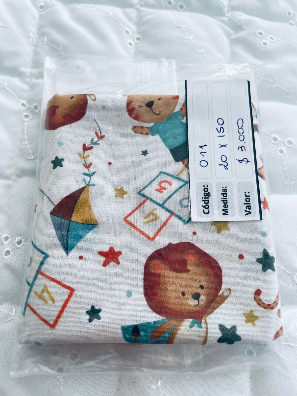 RETAZOS VARIADOS 1 - Tricoline 100% Algodón