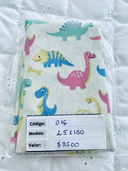 RETAZOS VARIADOS 1 - Tricoline 100% Algodón