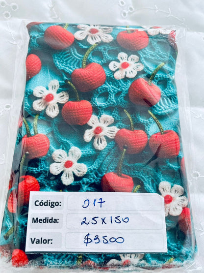 RETAZOS VARIADOS 1 - Tricoline 100% Algodón