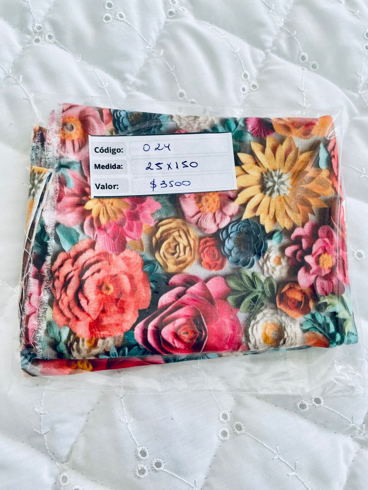 RETAZOS VARIADOS 1 - Tricoline 100% Algodón