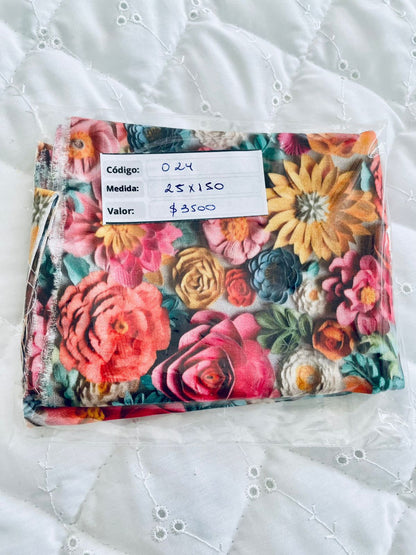 RETAZOS VARIADOS 1 - Tricoline 100% Algodón