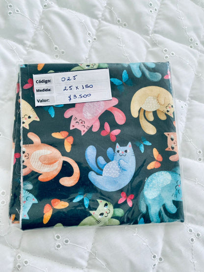 RETAZOS VARIADOS 1 - Tricoline 100% Algodón