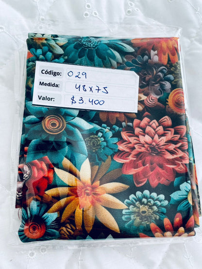 RETAZOS VARIADOS 1 - Tricoline 100% Algodón