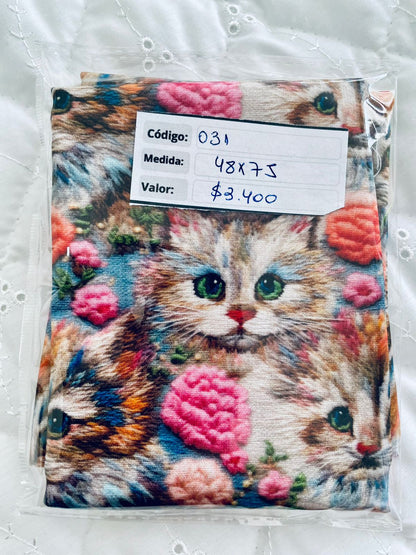 RETAZOS VARIADOS 1 - Tricoline 100% Algodón