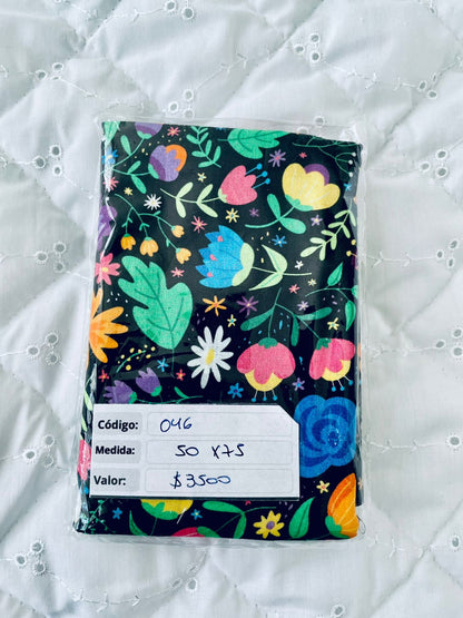 RETAZOS de 50 x 75 - Tricoline 100% Algodón