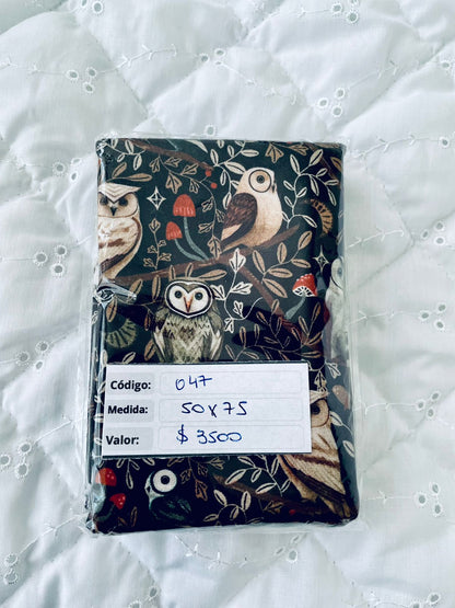 RETAZOS de 50 x 75 - Tricoline 100% Algodón