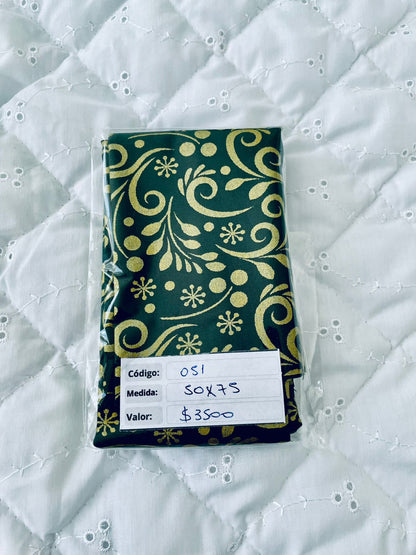 RETAZOS de 50 x 75 - Tricoline 100% Algodón