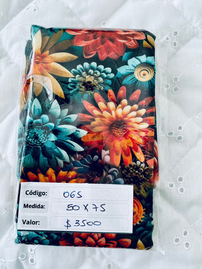 RETAZOS de 50 x 75 - Tricoline 100% Algodón