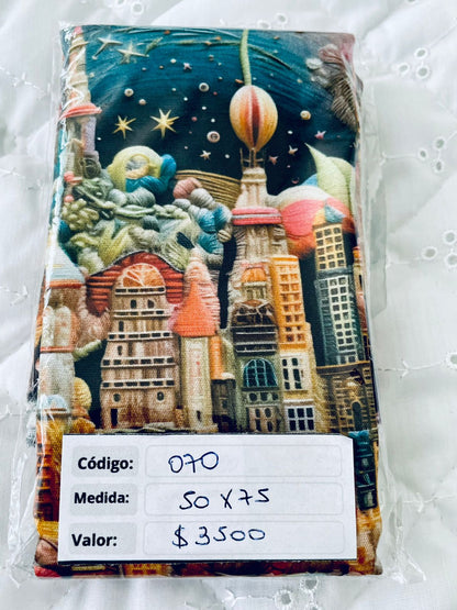 RETAZOS de 50 x 75 - Tricoline 100% Algodón