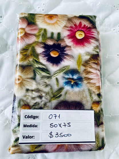 RETAZOS de 50 x 75 - Tricoline 100% Algodón