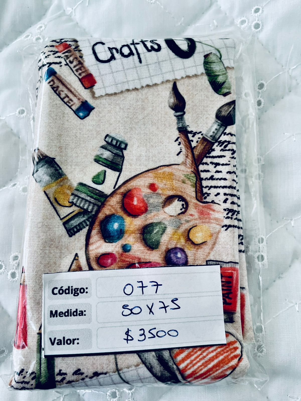 RETAZOS de 50 x 75 - Tricoline 100% Algodón