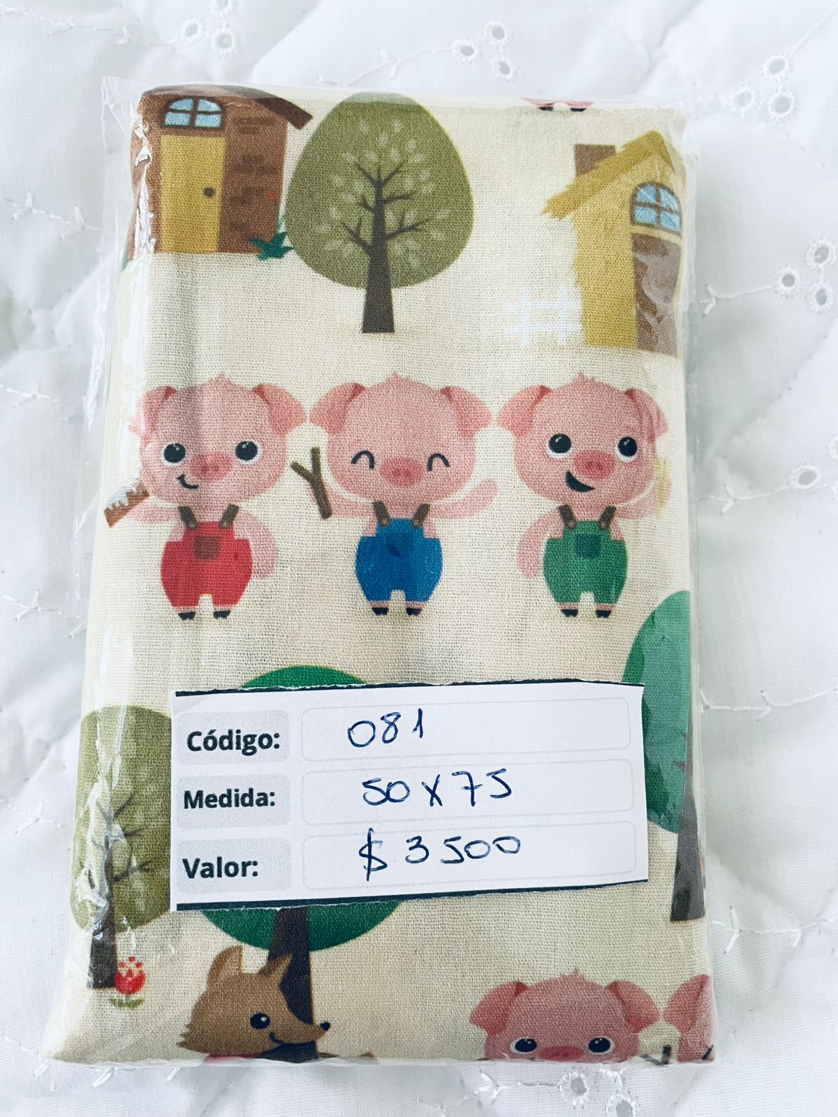 RETAZOS de 50 x 75 - Tricoline 100% Algodón