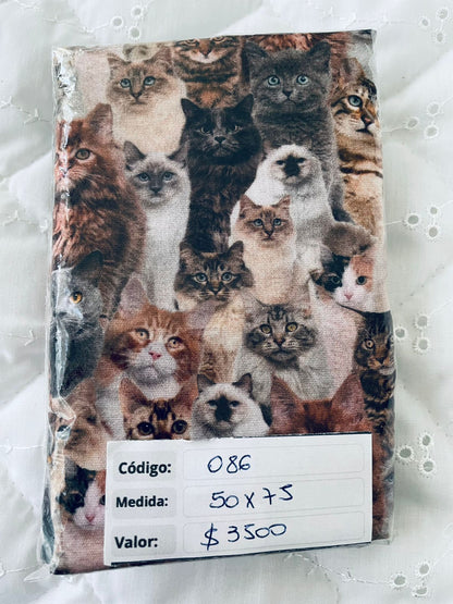 RETAZOS de 50 x 75 - Tricoline 100% Algodón