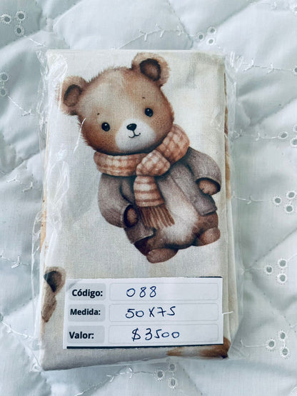 RETAZOS de 50 x 75 - Tricoline 100% Algodón