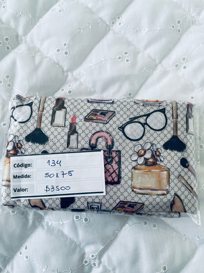 RETAZOS de 50 x 75 - Tricoline 100% Algodón