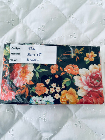 RETAZOS de 50 x 75 - Tricoline 100% Algodón