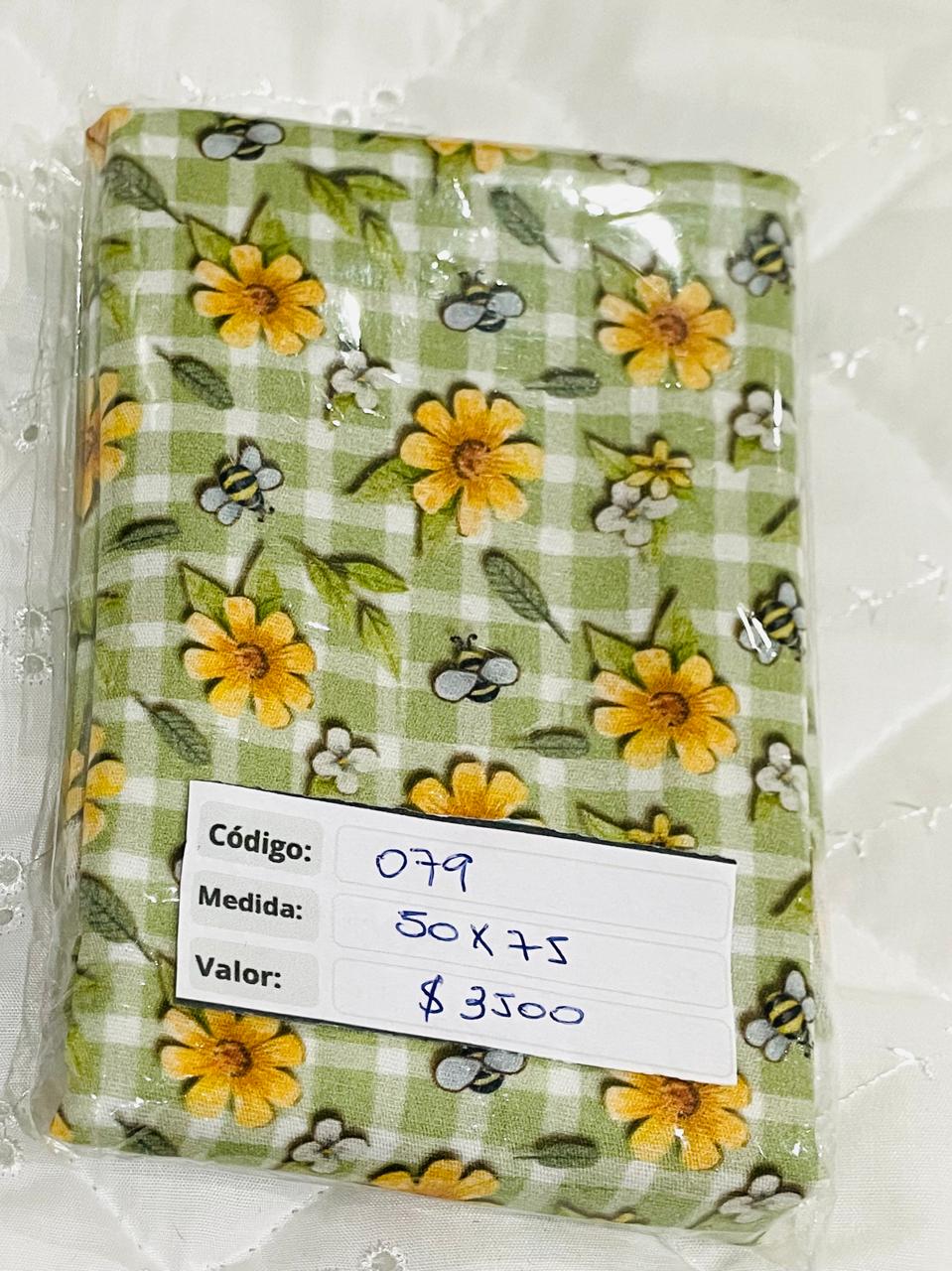 RETAZOS de 50 x 75 - Tricoline 100% Algodón