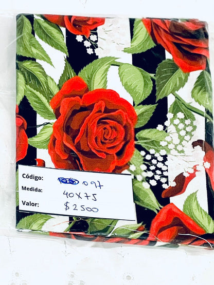 RETAZOS VARIADOS 2 - Tricoline 100% Algodón