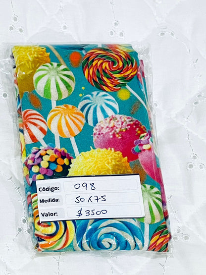 RETAZOS VARIADOS 2 - Tricoline 100% Algodón