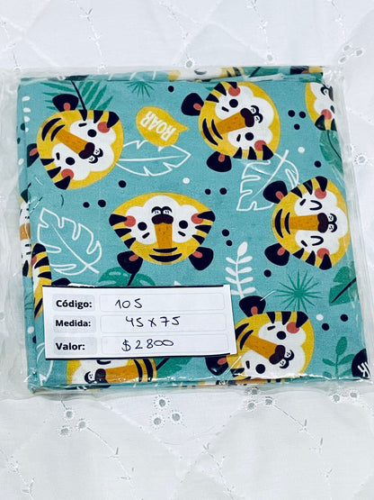 RETAZOS VARIADOS 2 - Tricoline 100% Algodón