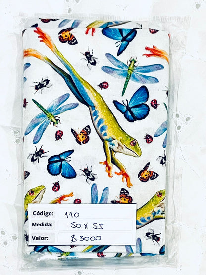 RETAZOS VARIADOS 2 - Tricoline 100% Algodón