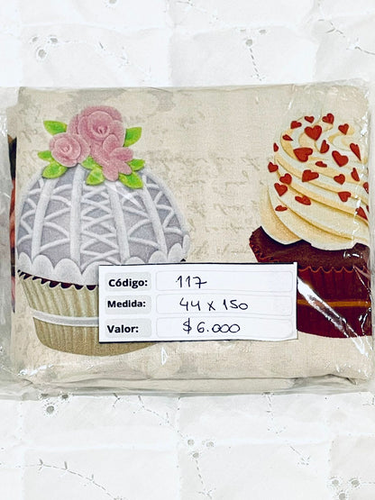 RETAZOS VARIADOS 2 - Tricoline 100% Algodón