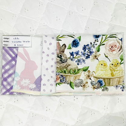 RETAZOS VARIADOS 2 - Tricoline 100% Algodón