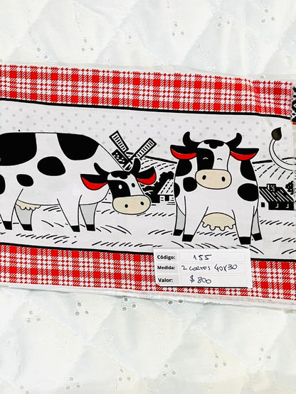 RETAZOS VARIADOS 2 - Tricoline 100% Algodón