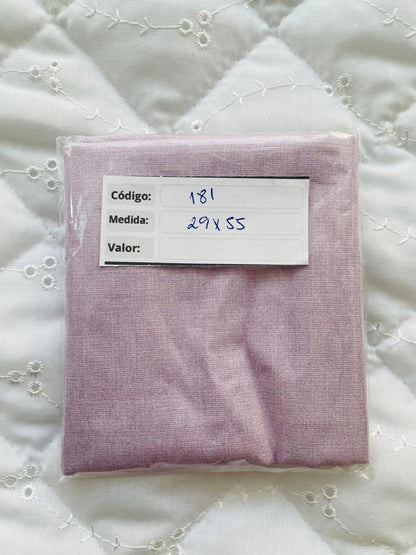 RETAZOS VARIADOS 3 - Tricoline 100% Algodón