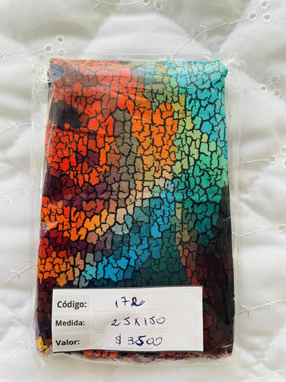 RETAZOS VARIADOS 3 - Tricoline 100% Algodón