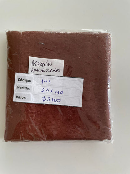 RETAZOS VARIADOS 2 - Tricoline 100% Algodón