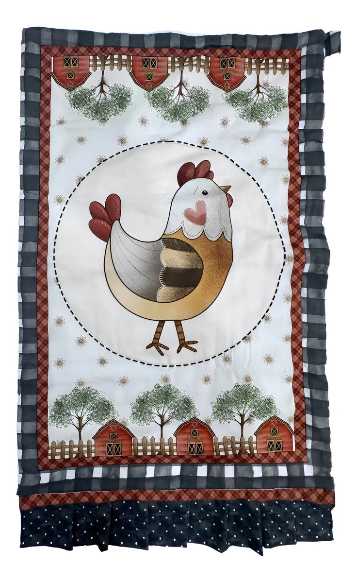 Tricoline 100% Algodón  - PT048 Patrón Panel Campo (70 x 150)