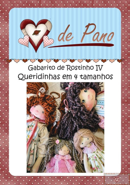 CP053 Regla - Molde Carita Muñeca Tipo 4 **PRE VENTA**